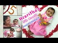 Hesritha 5th month Photoshoot | Heart theme with flowers | #celebration #photoshoot #ideas