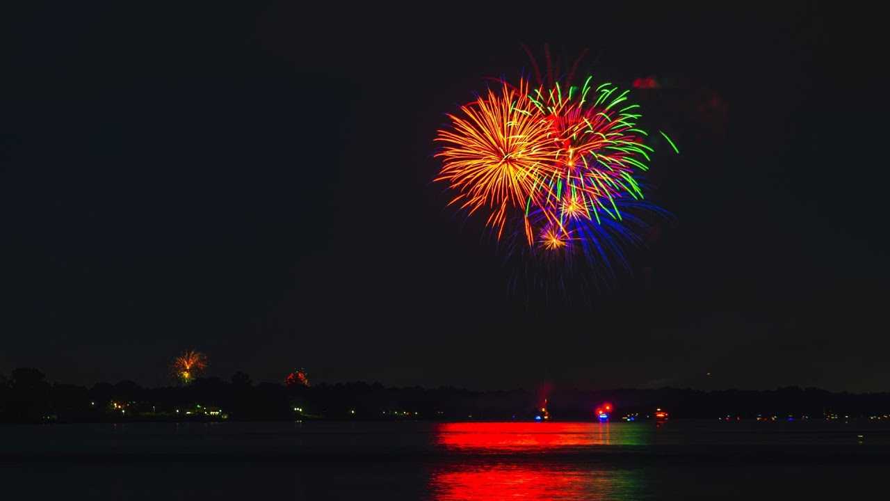 4th of July Fireworks Timelapse, Riverton NJ, 2022 YouTube