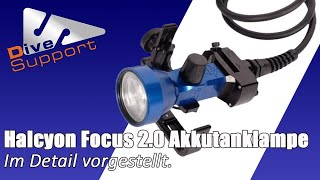Halcyon Focus 2 0 Akkutanklampe - im Detail vorgestellt | DiveSupport