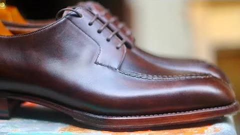 Making Derby Shoes from Hand-Dyed Leather
