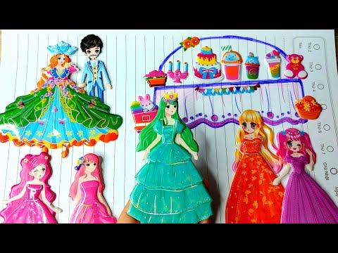 Video Chiếc váy tuyệt đẹp & Tiệc sinh nhật của 4 nàng Công... - youtube