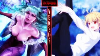 Morrigan vs Arcueid (Darkstalkers VS Tsukihime) | FICTIONAL VERSUS AMV