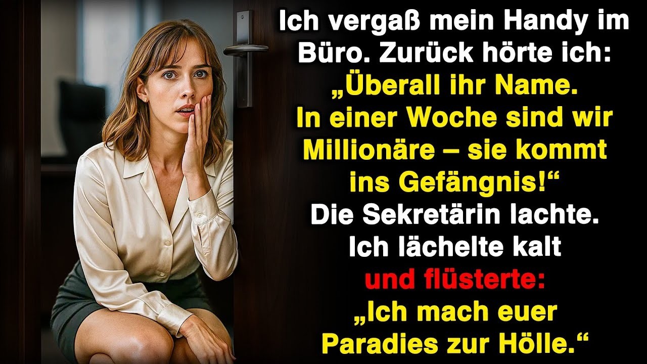 Ich hatte mein Handy im Büro meines Chefs vergessen, und als ich es holen wollte, erstarrte ich!