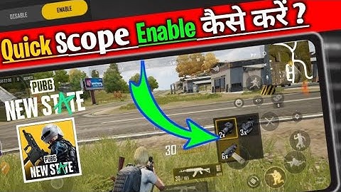 How To Enable/Use Quick Scope Settings In Pubg New State (PNS)|Scope Quickslot Setting|