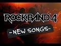 Rock Band 4 Final Song List Reveal - Sept 14/15