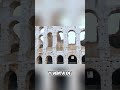 Coliseo: ¡De Anfiteatro a Centro Comercial Romano! #shorts