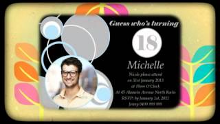 18th Birthday Invitations