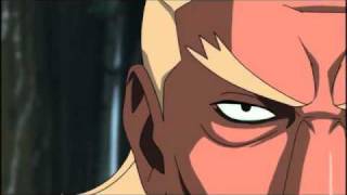 Killer Bee and Raikage Double Lariat