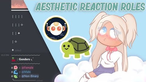[ Tutorial ] How to make an aesthetic reaction role setup!