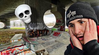 Opustený Skatepark Pod Mostom Čistá Katastrofa...
