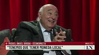 Miguel Ángel Broda: "Falta un plan de estabilización"; +entrevistas con Luis Novaresio