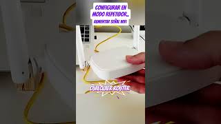 ROUTER cómo REPETIDOR wifi Fácil ☝️