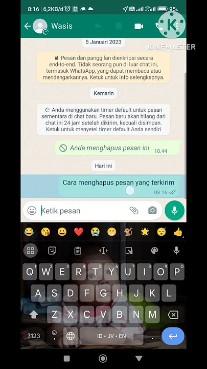 cara hapus pesan WhatsApp yg terlanjur terkirim