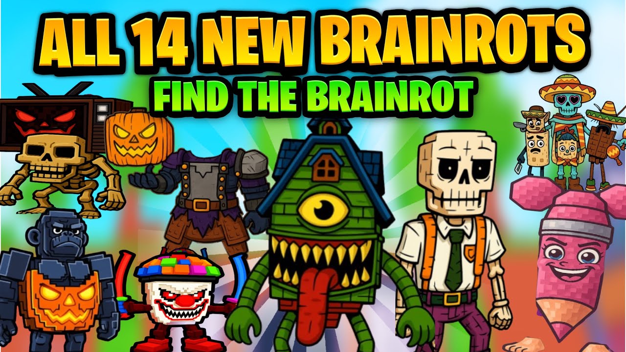 How To Get All 14 NEW BRAINROTS in Find the Brainrot [240] | Roblox ...