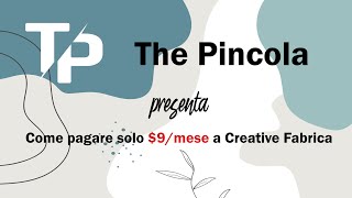 Creative Fabrica All Access a soli $ 9/mese per sempre!