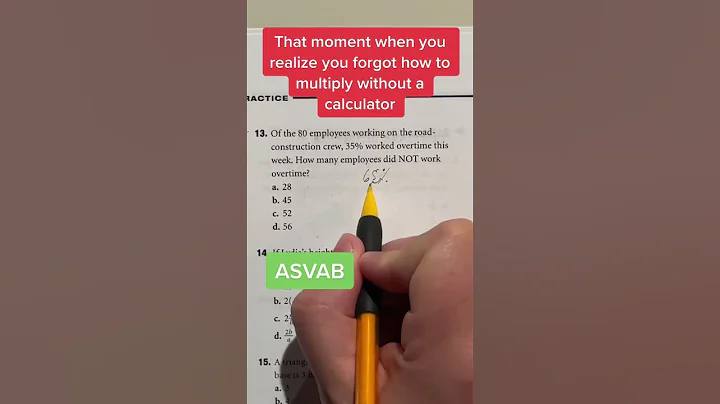 ASVAB AFQT Arithmetic Reasoning answer 13
