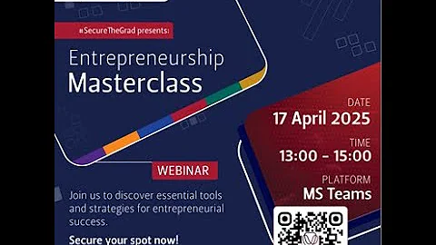 #SecureTheGrad Entrepreneurship Masterclass Webinar