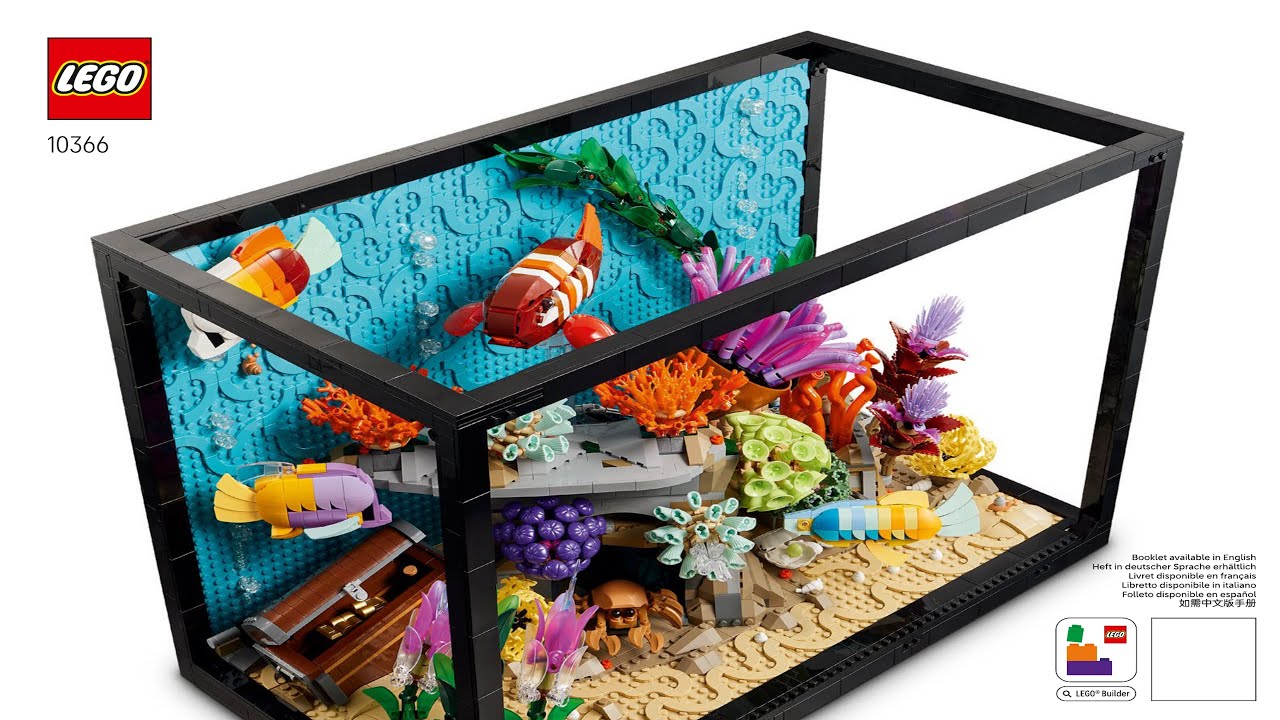Icons - Tropical Aquarium LEGO instructions