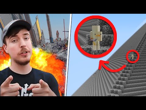 MrBeast'in Terk Ettiği Minecraft Sunucusu Ve Dünya Rekoru Piramit