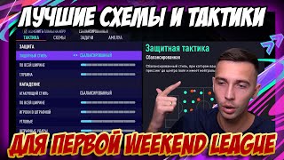 ЛУЧШИЕ СХЕМЫ И ТАКТИКИ (+ЗАДАЧИ) ДЛЯ ПЕРВОЙ WEEKEND LEAGUE В FUT 21