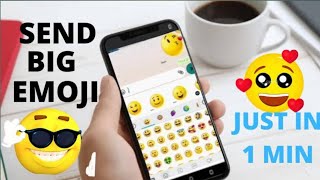 How to send big emoji's on whatsapp|  #bigemojisonwhatsapp screenshot 3