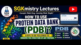 How to use PDB | Protein data bank #proteins #research #biochemistry #chemistry #SGKmistry