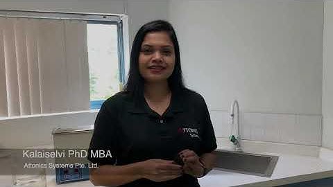 Handheld spectrometer demo video for chlorine measurement