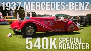 1937 Mercedes-Benz 540K Special Roadster Steve Matchett Review // Mecum Monterey 2023