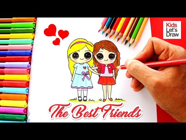 dibujos kawaii para pintar de bff - Buscar con Google