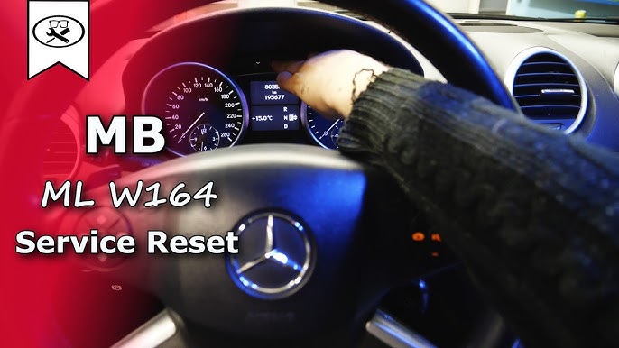 Service zurückstellen /Reset Geheimmenü Mercedes W251 R-Klasse M-Klasse W164  