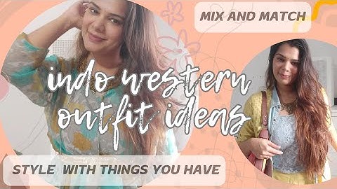 Mix and Match Ethnic Western Wear | Create Festive Outfits #indowestern #zouk #festiveoutfitideas