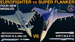 Eurofighter vs Su-35 Super Flanker: Long Range Missile Fight | DCS