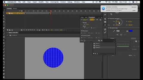 Adobe Animate CC 2017 Animating Size Using Shape Tween For Beginners