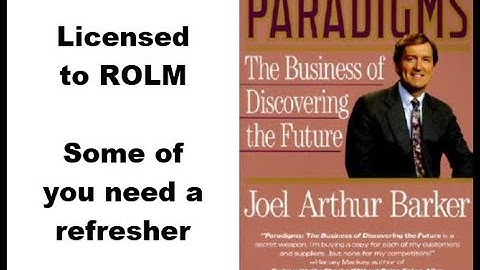 The Business of Paradigms