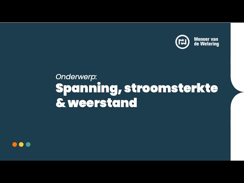 Video: Wat is de wiskundige relatie tussen stroomweerstand en spanningsgizmo?