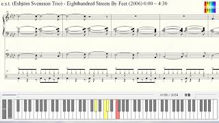 e.s.t. - Eighthundred Streets By Feet【Transcription】