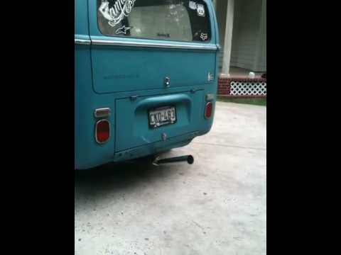 1969 Vw bus w/ stinger exhaust - YouTube