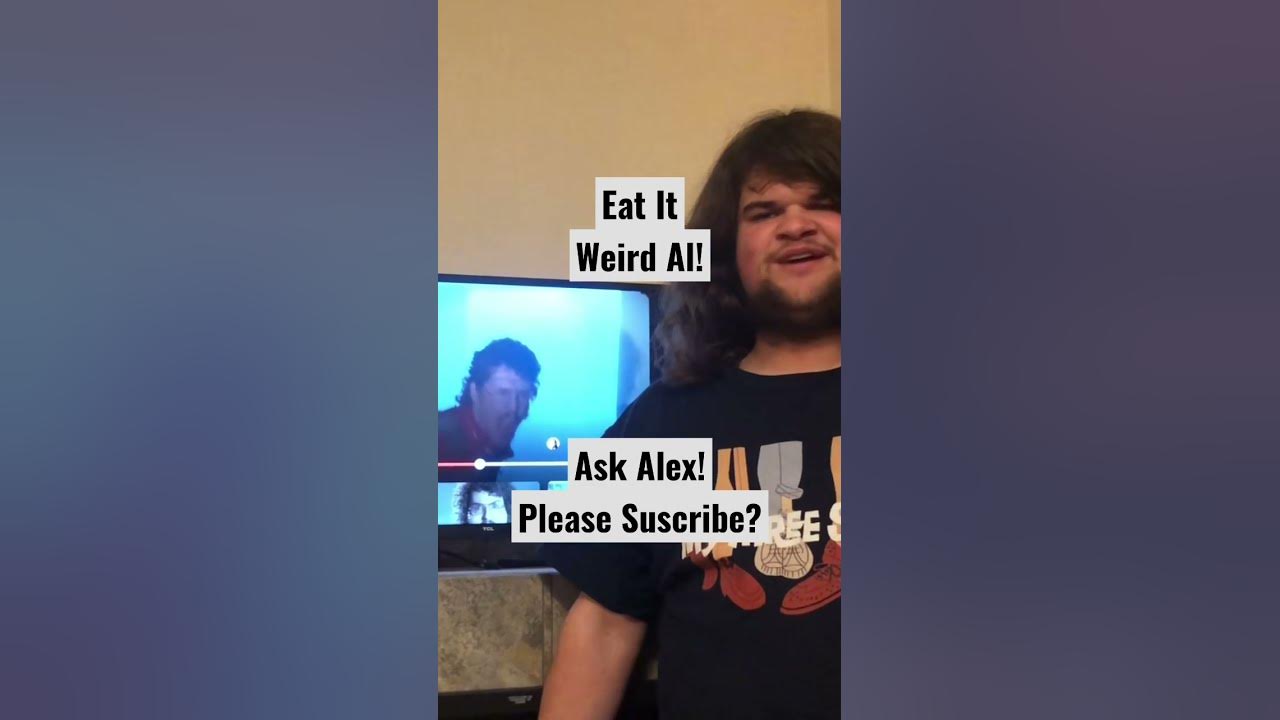 Weird Al Eat It!  Parody of Beat It by Michael Jackson!  ASK ALEX!