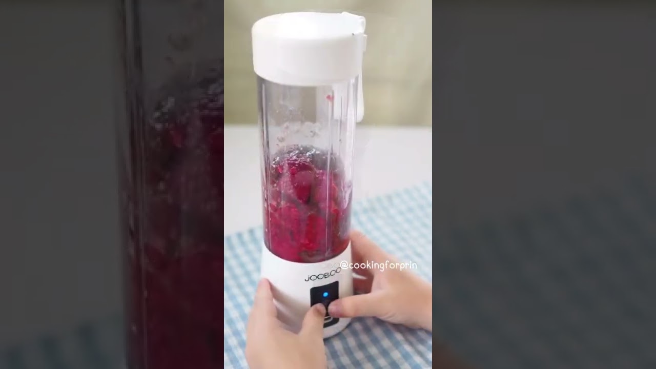 Raspberry & Chia Jam with Cookingforprin and jOOBOO 400ml Compact Blend