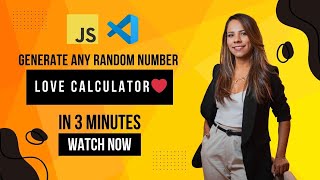 Love calculator in JavaScript. || How to generate a random number in JavaScript. screenshot 4