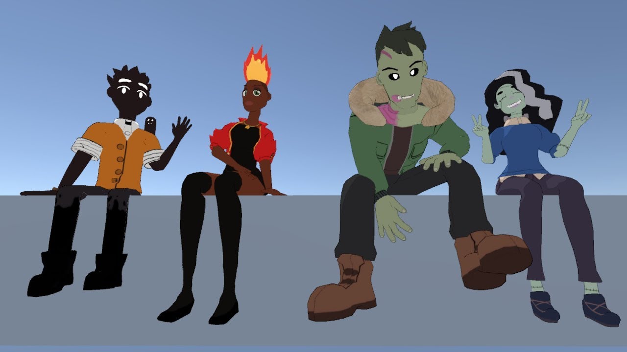 VRchat/MMD) MonsterProm Avatar showcase - YouTube
