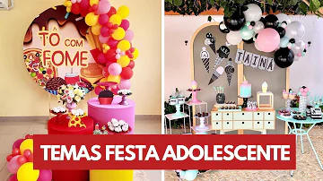 O que fazer numa festa de adolescente?