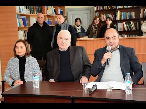 საჯარო ლექცია სამცხე–ჯავახეთის სახელმწიფო უნივერსიტეტში