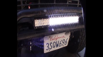 Off-Road LED Light Bar Troubleshooting, Bad Bulb Section Repair, Water Leak Damage Fix