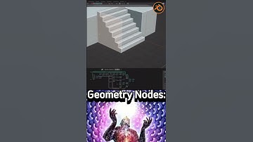 Stair Generator Blender Geometry Nodes🔥