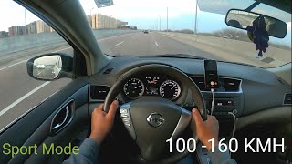 Nissan Sentra 1.6 acceleration test POV drive - تجربة تسارع نيسان سنترا