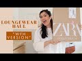HUGE LOUNGEWEAR HAUL ft ZARA & H&M /stay at home outfits/