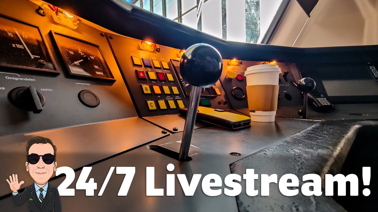 🚆 Live vanuit de trein – 24/7 Nederlandse cabinerit | MachinistMart