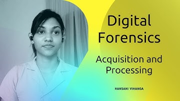 Digital Forensics : Acquisition and Processing