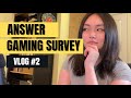 Answering the MBA Video Game Survey! What My Thoughts Are︱ Vlog #2